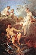 Francois Boucher Venus Asking Vulcan for Arms for Aeneas oil on canvas